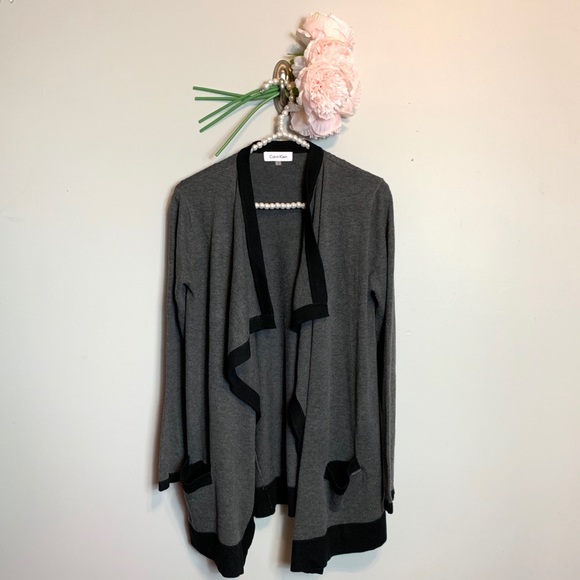 Calvin Klein long open cardigan - Picture 2 of 8